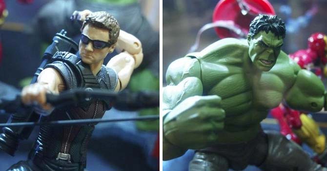 Hawkeye and Hulk
