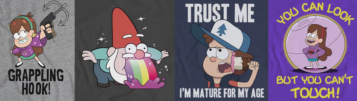 Officially Licensed Gravity Falls Shirts On WeLoveFine