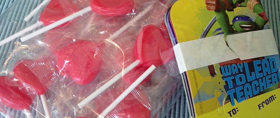 TMNT Valentine Candy Card Kit