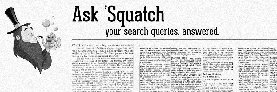 Ask 'Squatch