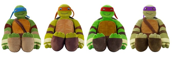 tmnt cuddle pillow