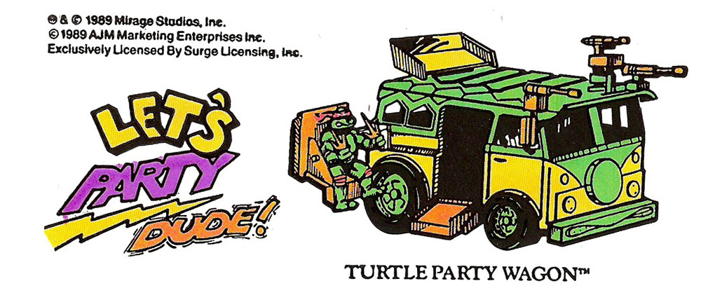 1989 TMNT Stickers