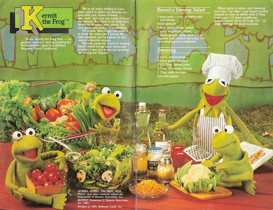 Muppet Picnic Cookbook Pages 1-2